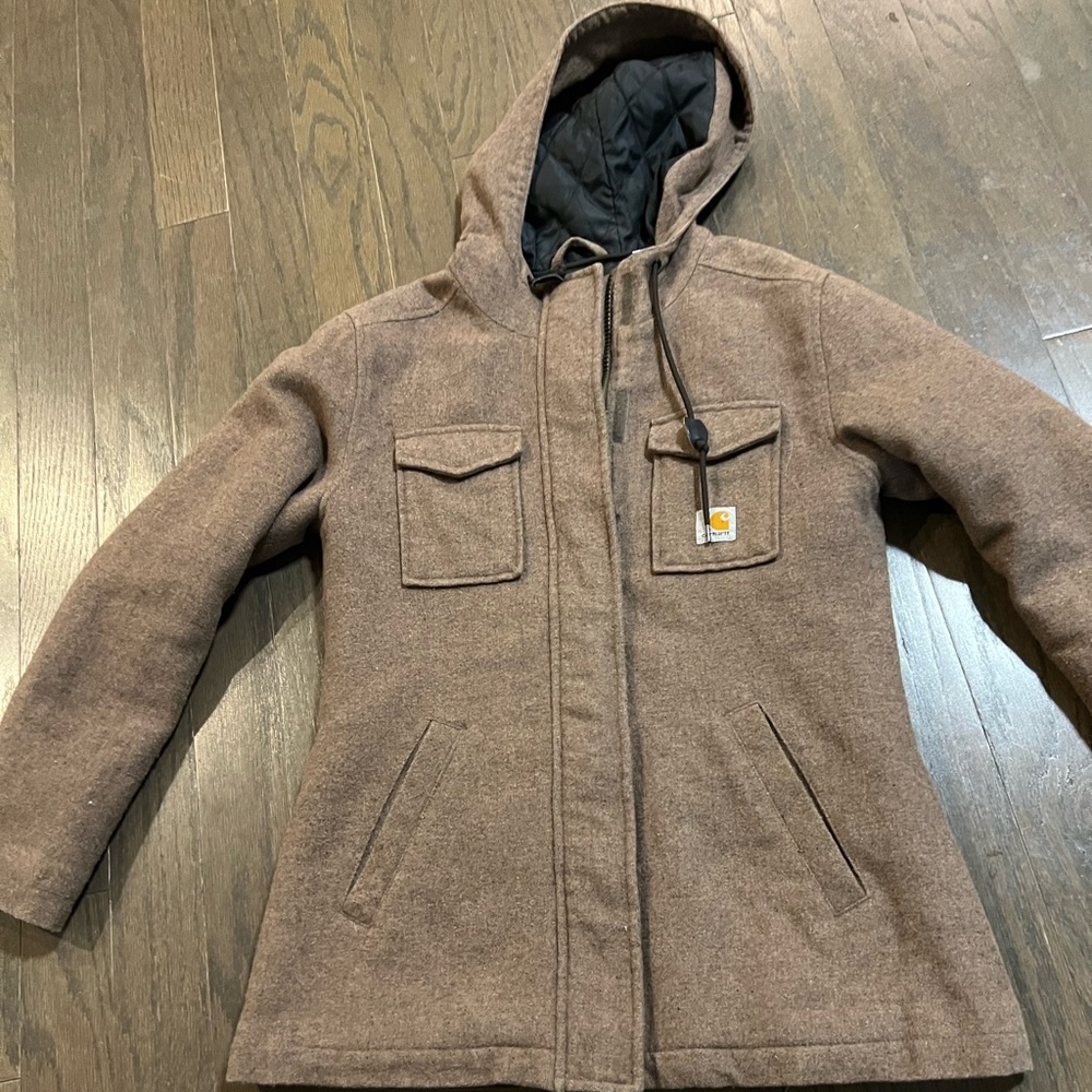 Carhartt 100151 - Women's Camden Solid Wool Parka Small
